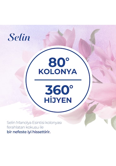 Selin Limon Kolonyası 900 ML + Manolya Esintisi Sprey Kolonya 100 ML