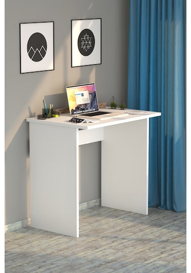 Moonlife Yağmur Çalışma Masası Beyaz