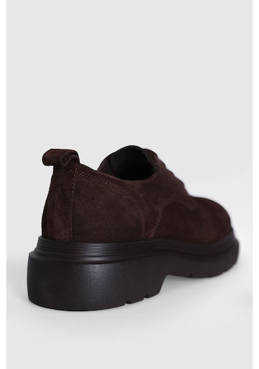 Lufian Bruce Erkek Deri Ayakkabı Kahverengi Kahverengi 112230214100400 Kahverengi