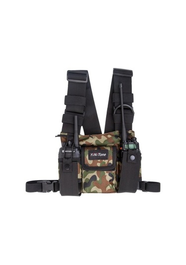 Yinitone Çok İşlevli Ve Kullanışlı Interkom Göğüs Çantası Hafif Ve Yumuşak Su Geçirmez Ve Toz Geçirmez Çizilmeye Dayanıklı Kahverengi Kahverengi