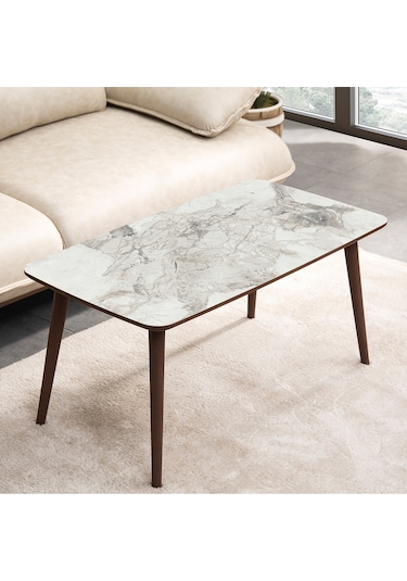 Vovvahome Luci 4lü Mdf Ahşap Zigon Sehpa Ve Orta Sehpa - Beyaz