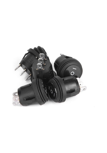 Maoyaya 3 Pozisyonlu Su Geçirmez Kaya Anahtarı, 10a/125v, 6a/250v, 3 Pinli, 5 Adet, Yeni Tasarım