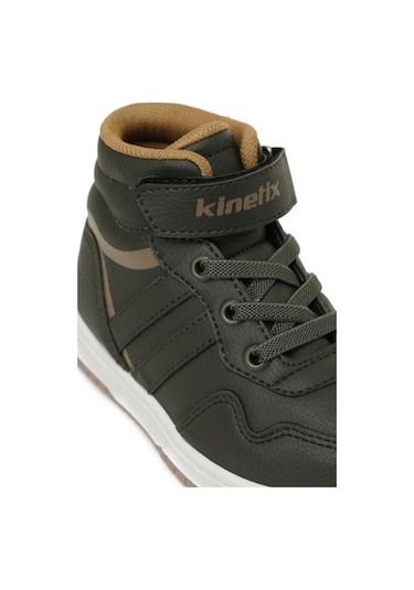 Kinetix Cax Haki Boğazlı Cırtlı Erkek Çocuk Spor Ayakkabı Haki