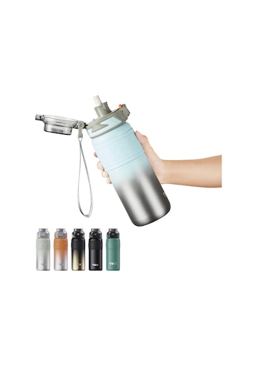 Tkk Çelik Termos Matara 500 Ml Mavi