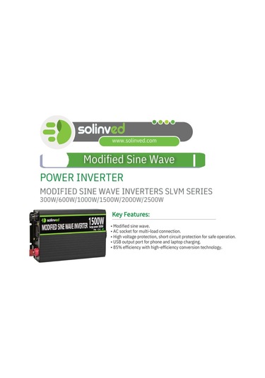 Solinved Slvm Serisi  1000w Modifiye Sinüs İnverter 12v