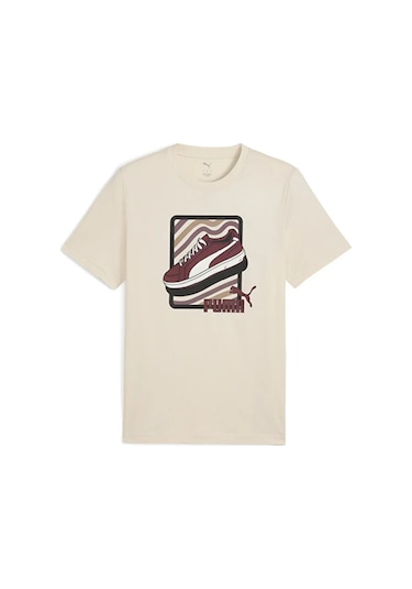 Puma Graphic Tee 688033-87 T-shirt Bej