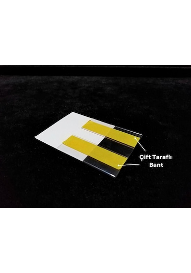 Şeffaf Etiket Yapışkanlı İsimlik Etiketlik Ve 1-40 Arası Numaralar Peçetelik