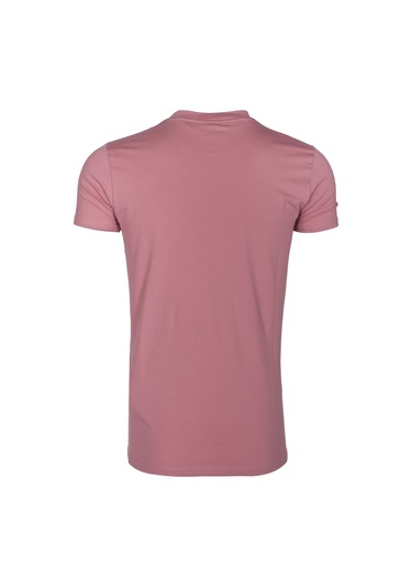 Sportface Sf-0004 Sıfır Yaka Kısa Kollu Tişört Gül Kurusu