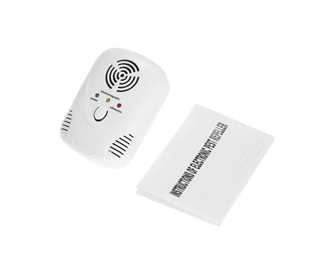 Youmex Evcil Hayvan Dostu Elektromanyetik Ve Ultrasonik Fare-parazit Kovucu, 200 M² Koruma, Gece Işığı, Ab Standartı Dc-9001b