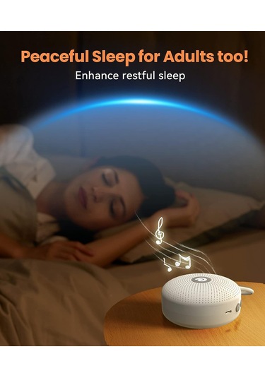 Dreamegg Beyaz Gürültü Makinesi - 21 Rahatlatıcı Ses - Beyaz