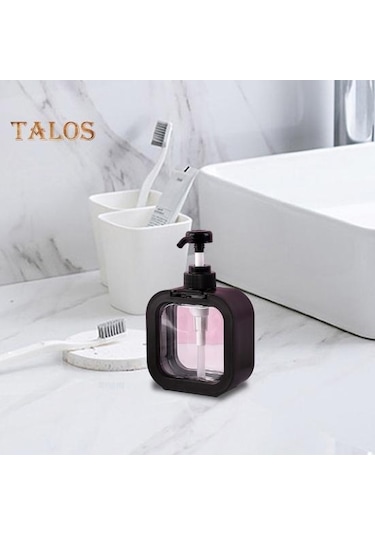 Pembe 300ml/500ml Sabunluk Sızdırmaz Şeffaf Büyük Kapasiteli Seyahat Dağıtıcı Şişe 300 Ml