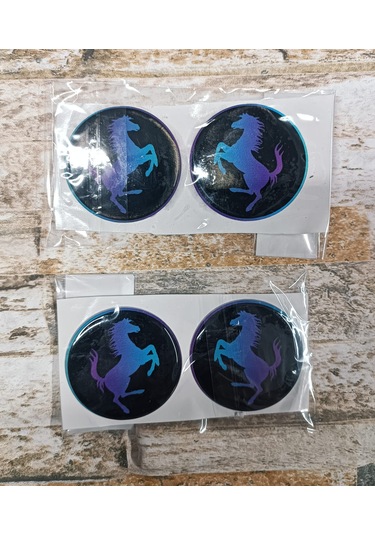 Ferrari Sticker Slikonlu 4x Yeni Model V3