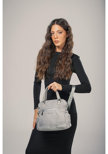 Ççs Kadın 17894 Omuz Ve Sırt Çantası Gri