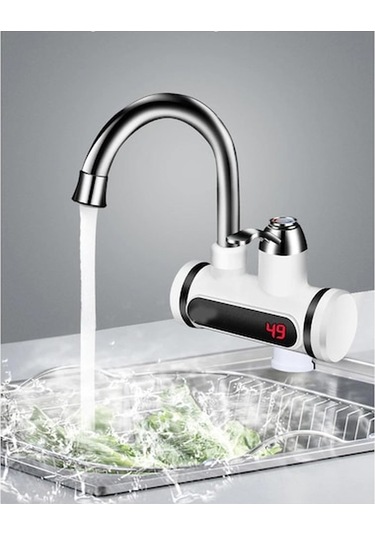 Tongxida Dailytech 3000w Elektrikli Anlık Su Isıtıcı Musluk Sıcaklık Gösterge -