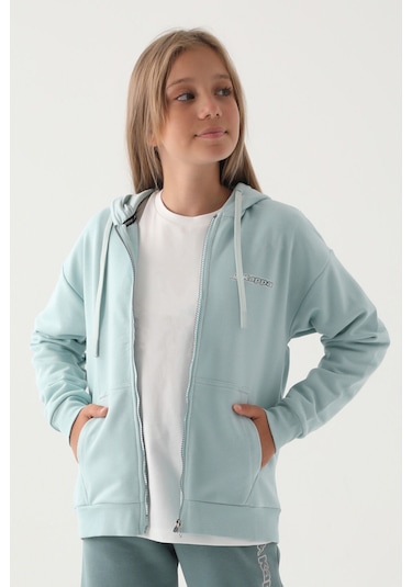 Kappa Kız Çocuk Mint Sweatshirt Mint