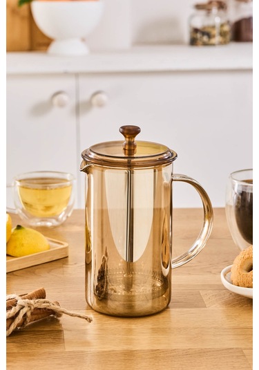 Karaca Alina French Press 600 Ml Amber Sarı