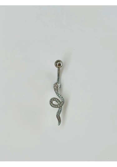 Yılan Detaylı Göbek Piercing Diğer 31618377