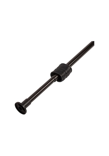 Banyo Duş Perde Borusu Siyah Yaylı 2 Mt, Yaylı Ayarlanabilir Düz Banyo Perdesi Borusu Diğer