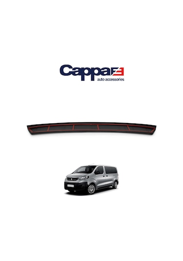 Peugeot Expert 3 Traveller Arka Tampon Eşiği Koruma Akrilik 2017 N11.12191