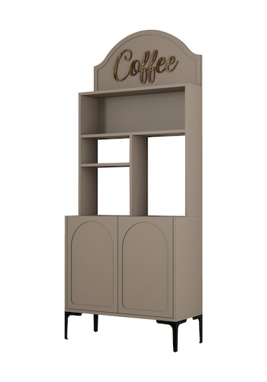 Lyon Kahve Köşesi 80cm - Atlas / Siyah