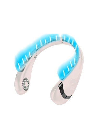 Katlanabilir Bladeless Fan Soğutma Giyilebilir Kişisel Fan J6xk8q Pembe