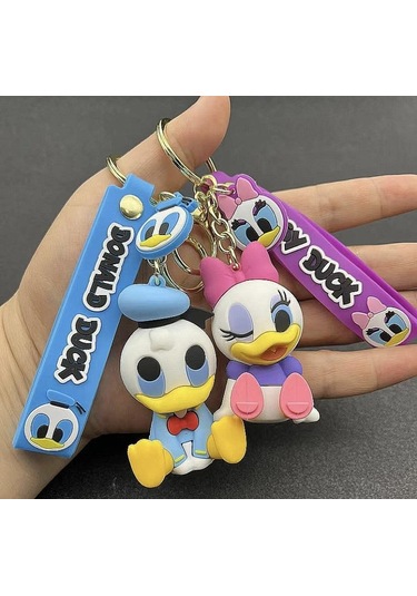 Daisy Duck Slikon Anahtarlık Çanta Süsü-1199