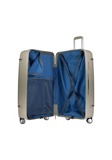 Pierre Cardin Büyük Boy %100 Polipropilen Valiz Gri 04pc7070 Gri