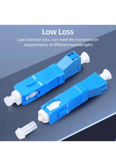 Yaozixa Sc Erkekden Lc Dişeye Fiber Optik Adaptörü - Yüksek Verimli, Düşük Kayıp, 1200-1600nm Dalga Boyu, 1000+ Tak-çık