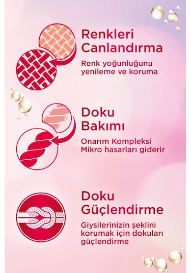 Perwoll Hassas Bakım Sıvı Çamaşır Deterjanı Renkli Yenileme 4 x 2970 ML  200 Yıkama