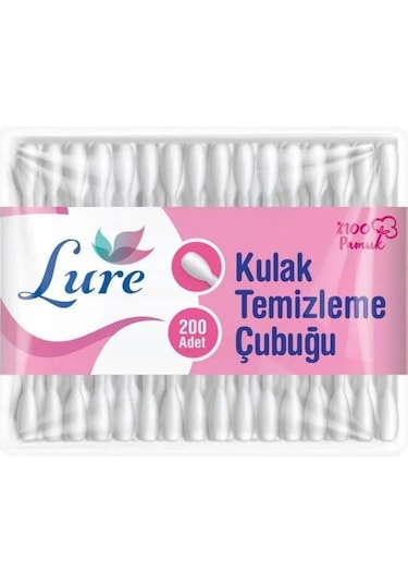 Lure Kulak Temizleme Çubuğu 200 Lü 2 Adet