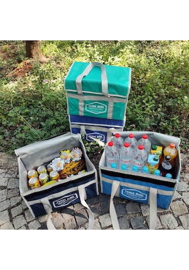 Termbag Katlanabilir 36 Litre Termal Termo Termos Çanta Haki
