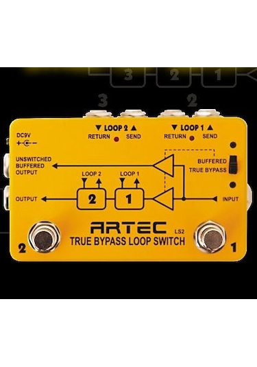 Artec Ls-2 Çift Kanal Loop Switch Pedal