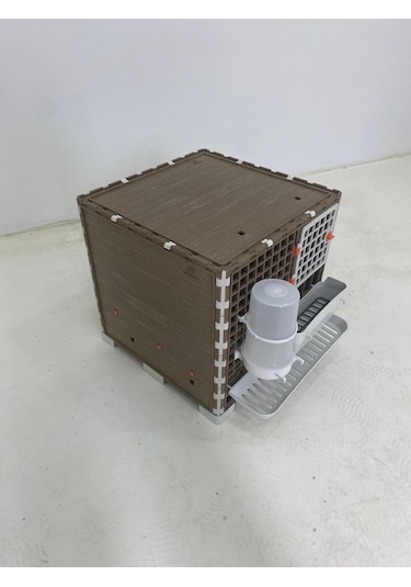 Leganest Bıldırcın Keklik Yumurta Eğimli Yanları Kapalı Kafes 40 x 40 x 40 CM