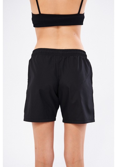 Fantasy Kadın Siyah Cepli Hızlı Kuruyan Deniz Şortu Edy6110s Siyah