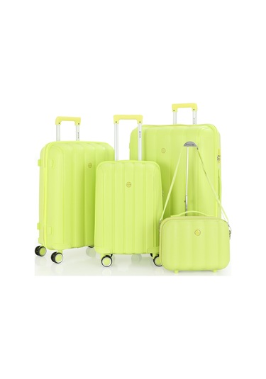 Mçs Polipropilen 4lü Valiz Seti V305 S21yy1000080-set 00194 Açık Sarı