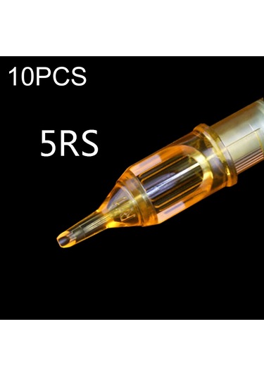 Gajeena Profesyonel Dövme İğneleri - 10 Adet Çeşitli Uçlu Tek Kullanımlık Kaş Ve Dudak Seti