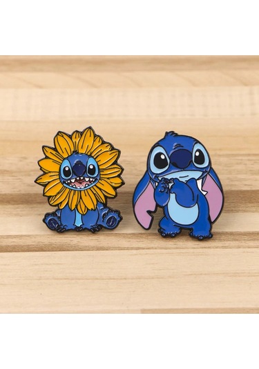 Sevimli Çizgi Film Dikiş Emaye Iğneler Anime Uzaylı Broş Yaful Iğneleri Rozet 23 23 Çok Renkli