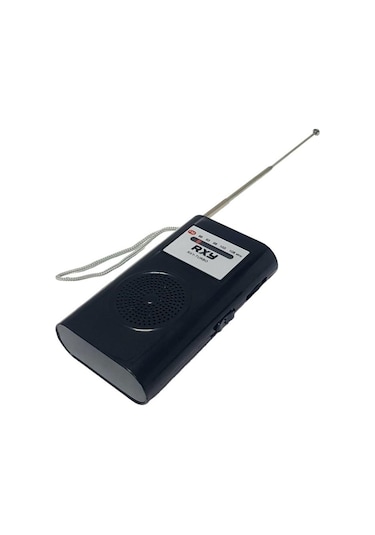 Roxy RXY-Turbo Cep Tipi Pilli Mini Analog Fm Radyo