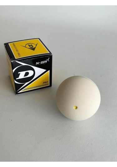 Dunlop N1-sr Pro Squash Topu Beyaz 1 Adet 12x1bbx Beyaz