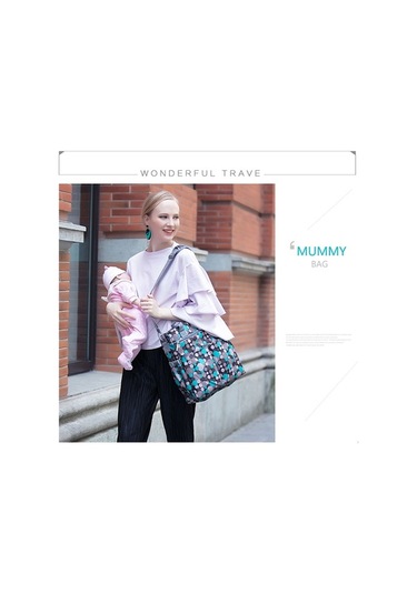 Novahub Moveevo Geniş Kapasiteli Anne Çantası - Bebek Bezi, Emzirme Ve Seyahat İçin Omuz/el Çantası Gri Gri