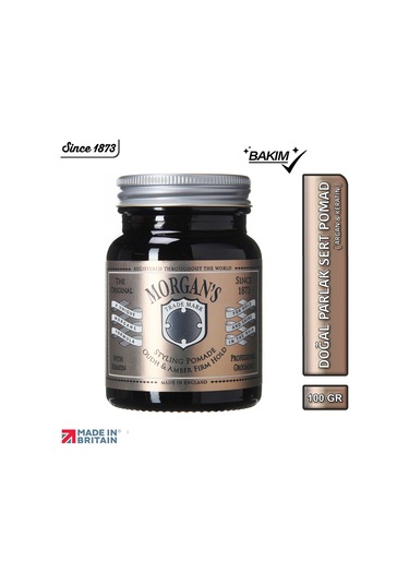 Morgan's Pomade Oudh & Amber Firm Hold Styling Pomade -kalıcı Sert Tutuş Sağlayan Pomad 100 G