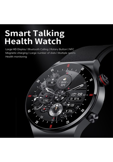 Tenfowee 1.28" Ips Ekran Ip67 Su Geçirmez Silikon Akıllı Saat (İthalatçı Garantili)