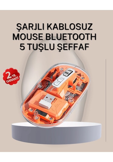 Çift Modlu Fare Usb Alıcılı Ve Bluetooth Bağlantılı