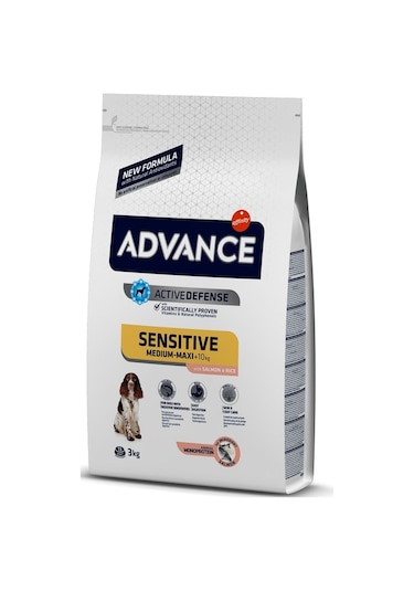 Advance Sensitive Somonlu ve Pirinçli Hassas Yetişkin Köpek Maması 3 KG