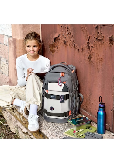 Lassig Origin Bold Sırt Çantası Anthracite Grey Çok Renkli