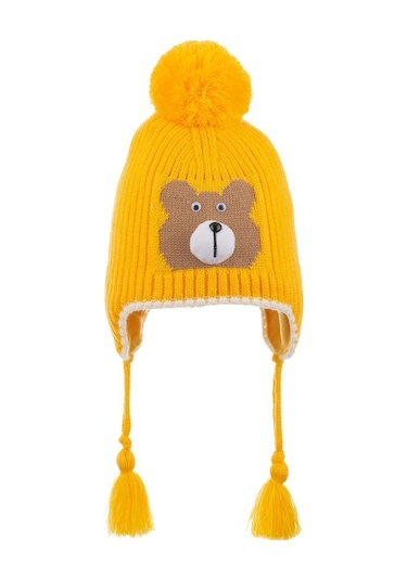 Benitto Kids Kitti 4-8 Yaş Erkek Çocuk Bere Sarı