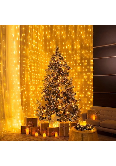 Technosmart 2.5 X 2.5 Metre 8 Fonksiyonlu Perde Led 12 Saçaklı 18