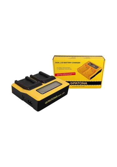 Patona İkili Lcd Ekranlı Usb Şarj Aleti Fuji Np-w235