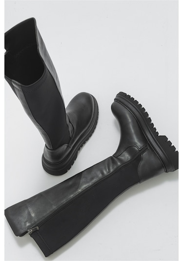 Luvishoes Shadow Siyah Kadın Çizme Siyah