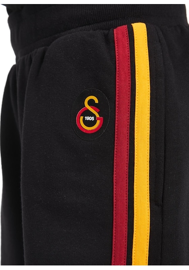Gs Srt 003 Galatasaray Orijinal Lisanslı Çocuk Şort Siyah Siyah
